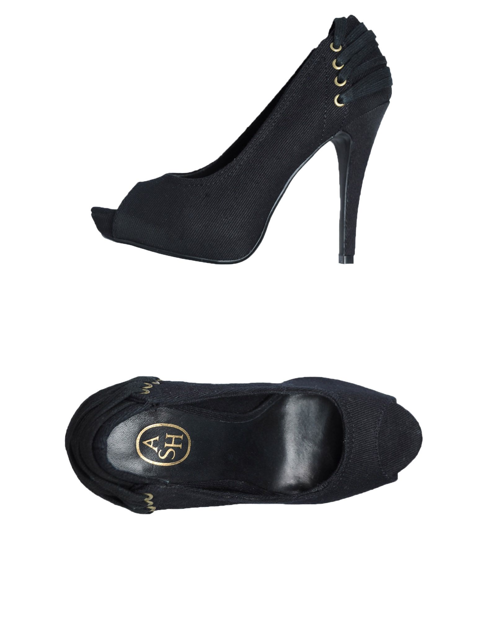 Foto Ash Peep Toes Mujer Negro