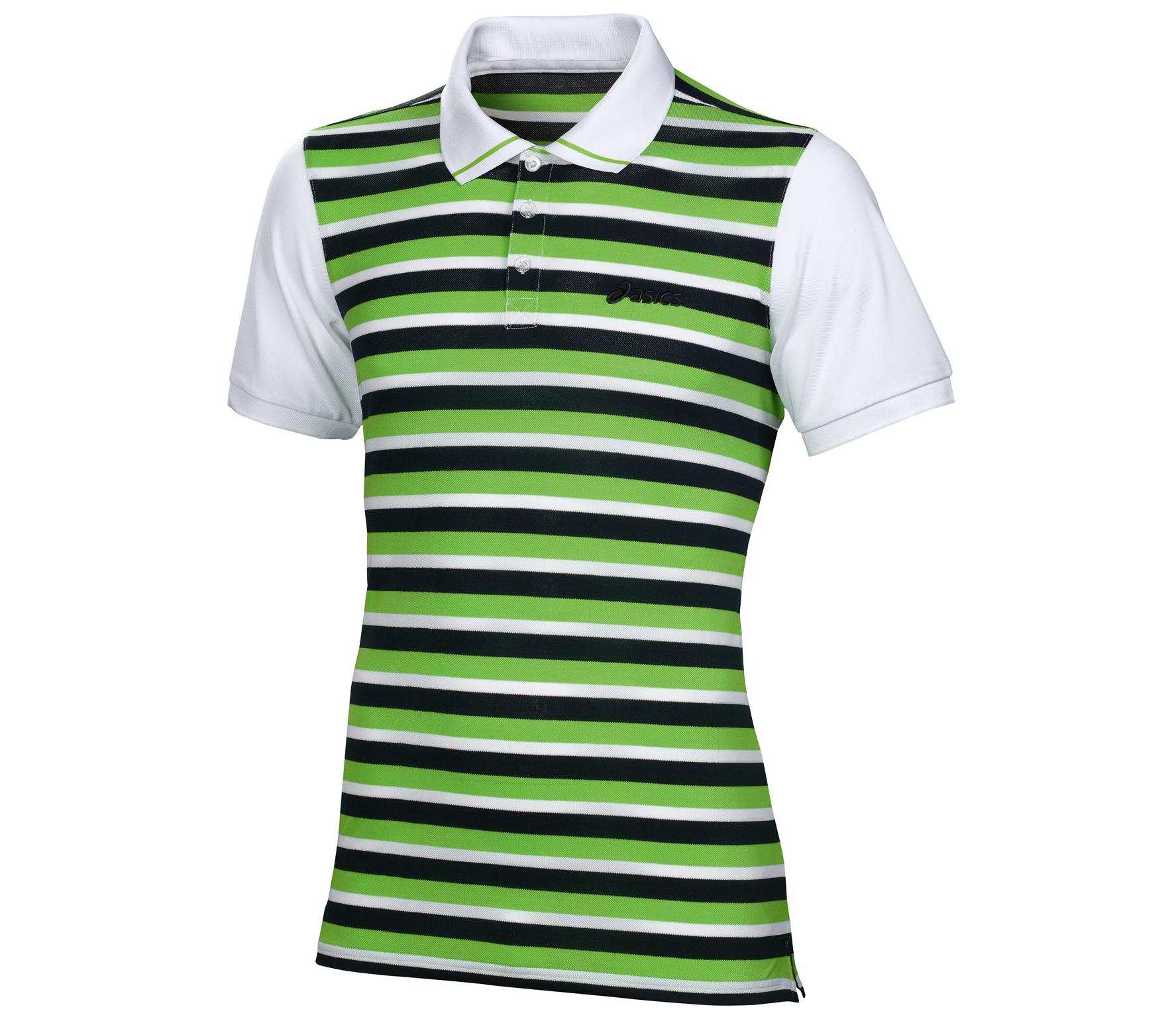 Foto Asics - Clubhouse Polo verde/blanco/negro- HW12 - Ropa de tenis - M