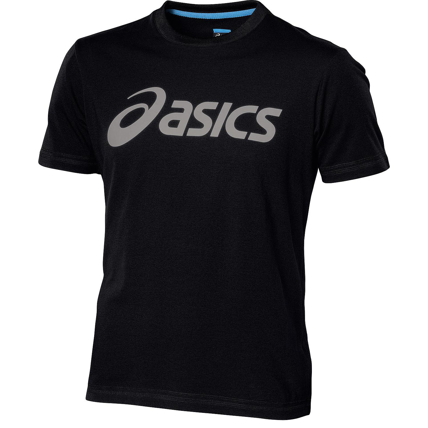 Foto Asics Logo Camiseta para correr caballeros Short Sleeve negro, l