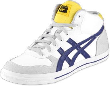 Foto Asics Tiger Aaron Mt Cv blanco azul amarillo 46,0 EU 11,5 US
