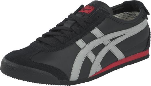 Foto Asics Tiger Mexico 66 calzado negro gris rojo 40,0 EU 7,0 US