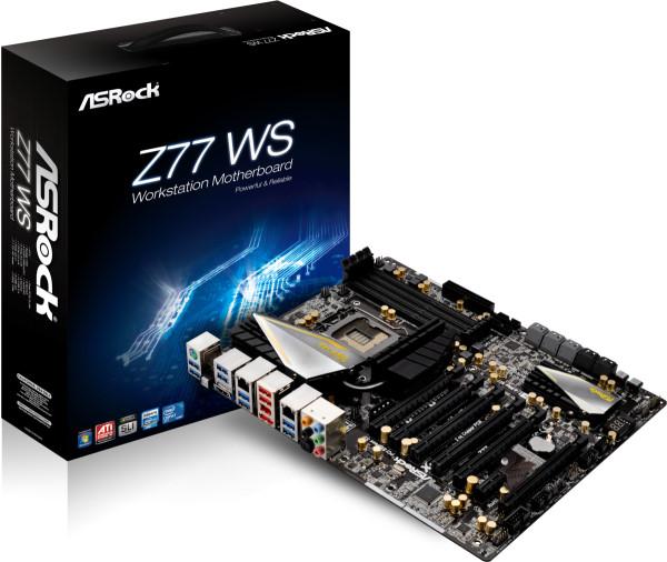 Foto Asrock Z77 WS Intel Z77 ATX