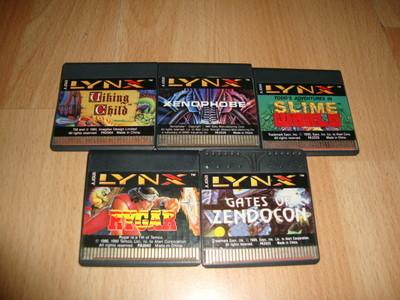 Foto Atari Lynx Pack De 5 Juegos Usados En Buen Estado: Xenophobe , Rygar Etc.