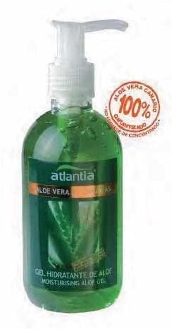 Foto Atlantia gel hidratante aloe vera de canarias 100% ecológico, 250 ml