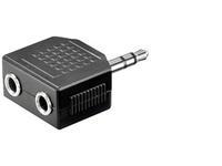 Foto Audio Adapter 3,5mm stereo -> 2x 3,5mm stereo St/Bu