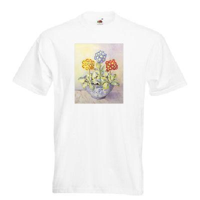 Foto Auricula in a Chinese Pot by Karen Armitage - 100% Cotton Premium ...