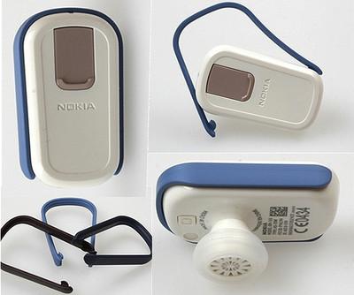 Foto Auricular Bluetooth Nokia Bh-100 Blanco