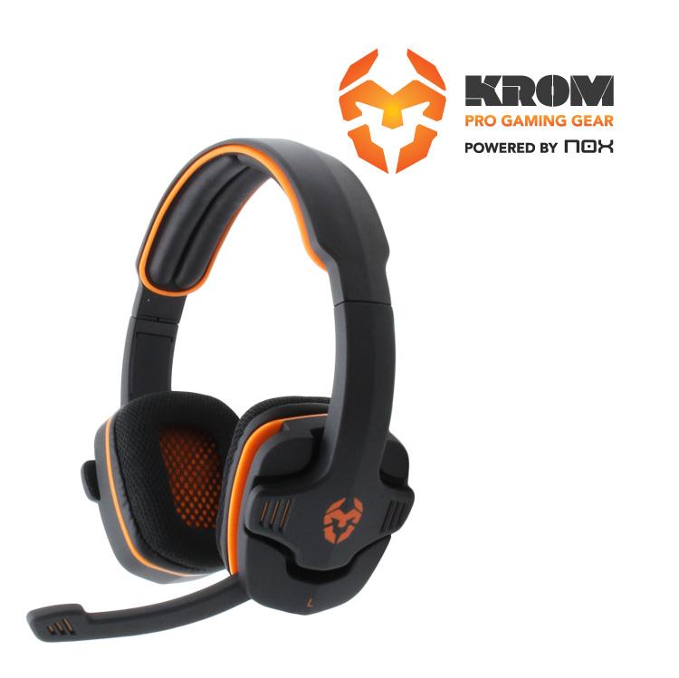 Foto Auricular gaming nox krom krush estéreo