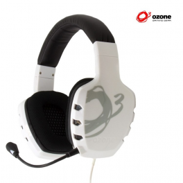 Foto Auricular ozone gaming rage st estéreo blanco