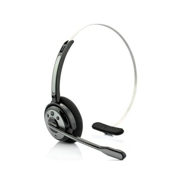 Foto Auricular Recargable Cabeza Recepcionista Bluetooth - Negro