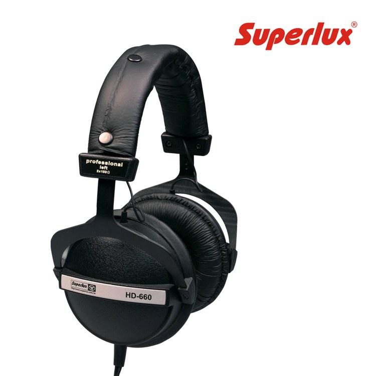Foto Auricular superlux hd660 negro/blanco