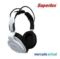 Foto auricular superlux hd661 blanco profesional