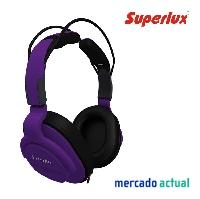 Foto auricular superlux hd661 purpura profesional
