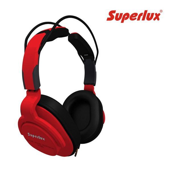 Foto Auricular superlux hd661 rojo profesional