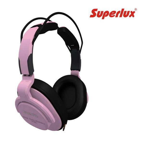 Foto Auricular superlux hd661 rosa profesional