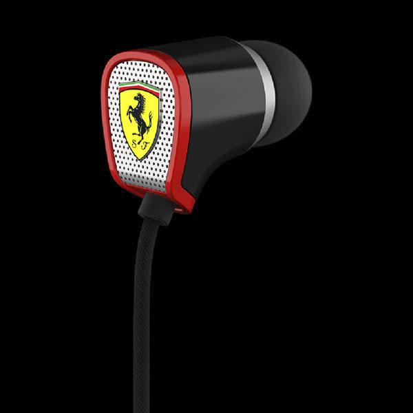 Foto Auriculares de botón Logic 3 Scuderia Ferrari R100i para iPhone/iPod/iPad
