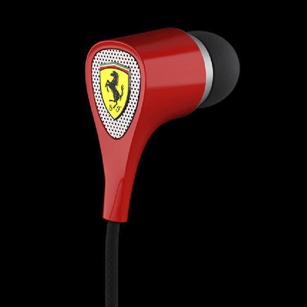 Foto Auriculares de botón Logic 3 Scuderia Ferrari S100i para iPhone/iPod/iPad