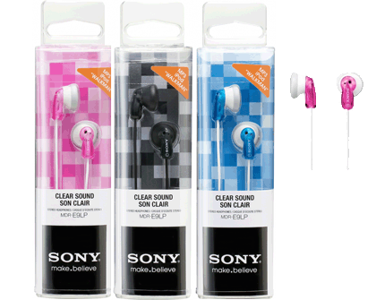 Foto Auriculares de boton Sony MDR-E9