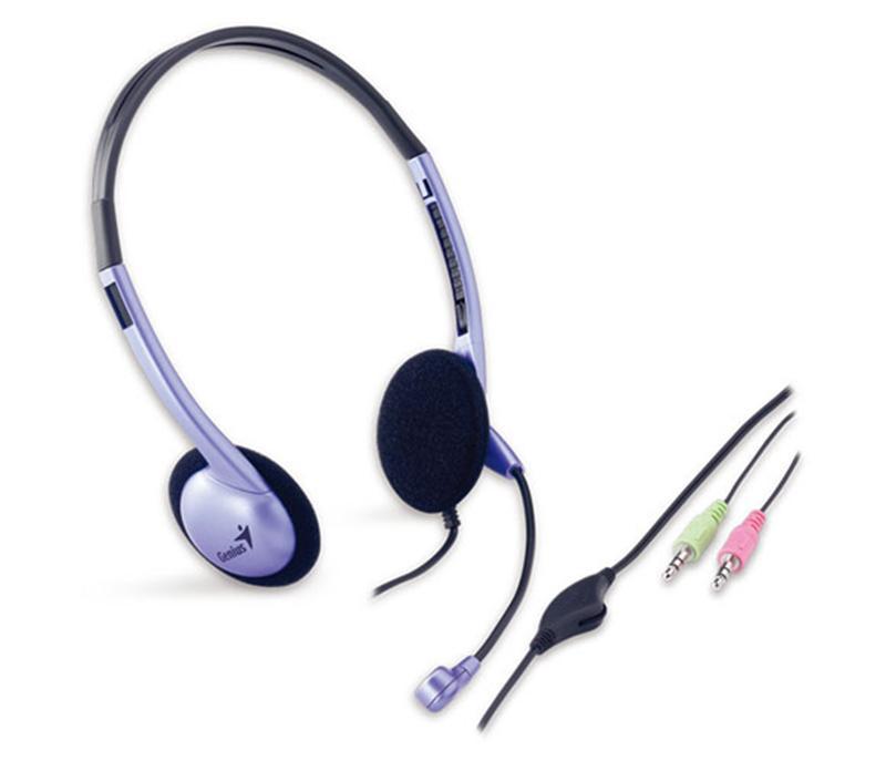 Foto Auriculares GENIUS HS-02B/MICROFONO