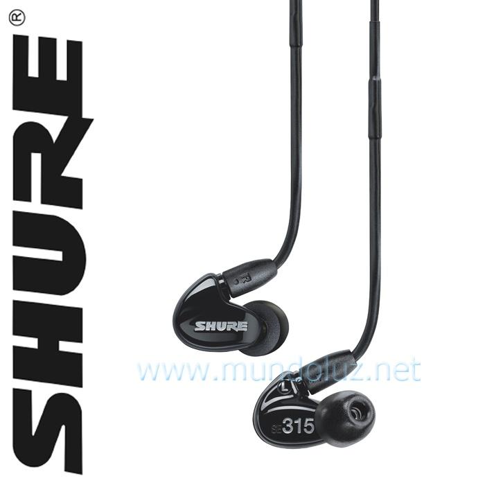 Foto Auriculares SHure SE315 K