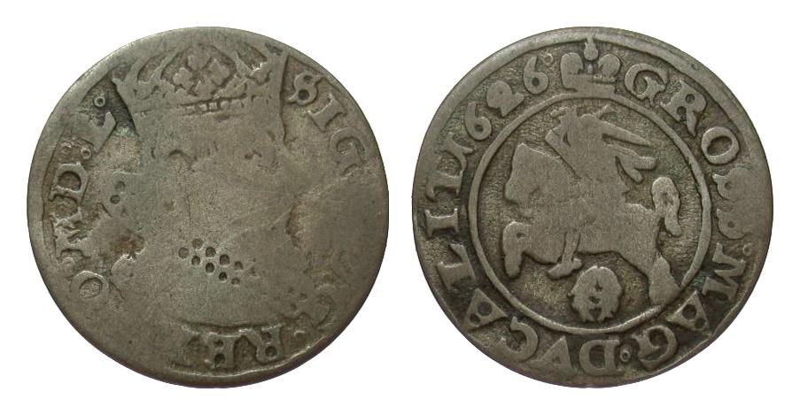 Foto Ausland / Euro / sonstiges Litauen Groschen 1626