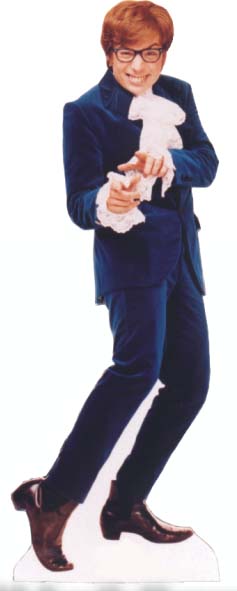 Foto Austin Powers en Traje Azul - Figura de cartón