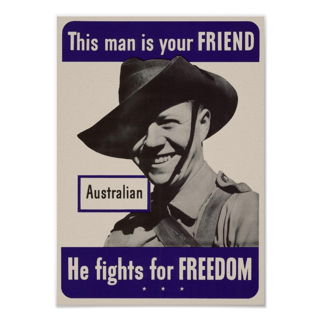 Foto Australiano de WWII Impresiones