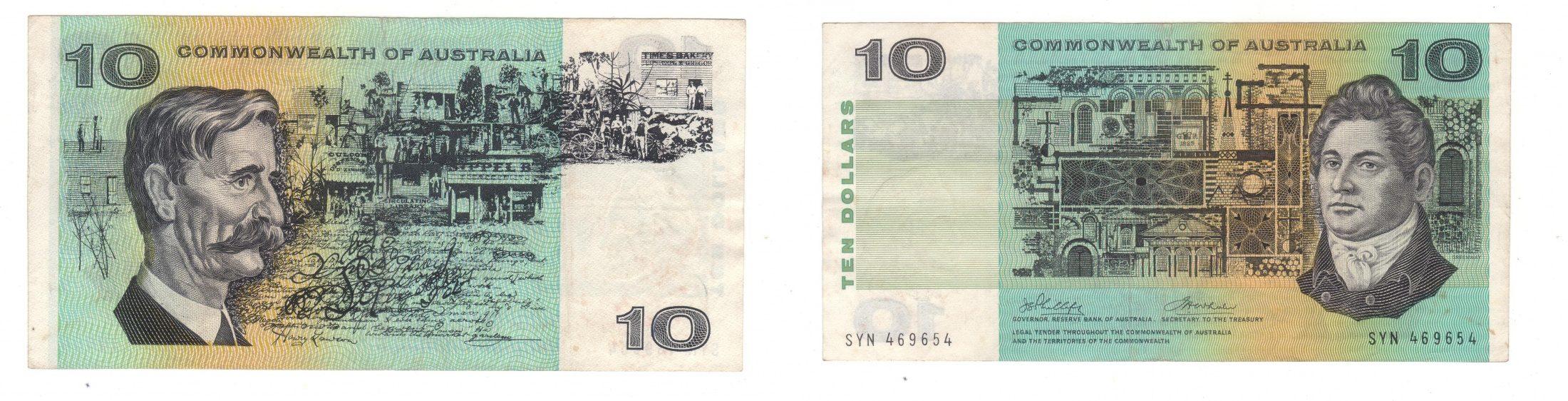 Foto Australie 10 dollars Nd(1972)