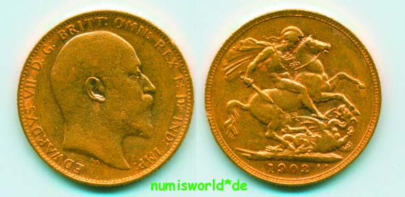 Foto Australien 1 Sovereign 1903