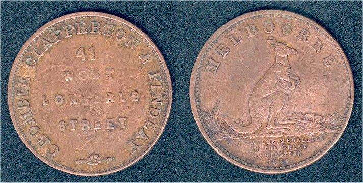 Foto Australien 1/2 Penny 1851