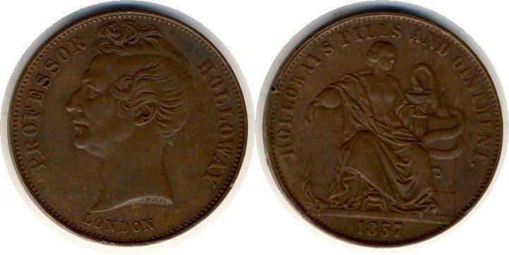 Foto Australien 1/2 Penny 1857