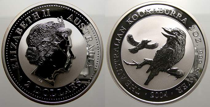 Foto Australien 2 Dollars (Kookaburra) 2004