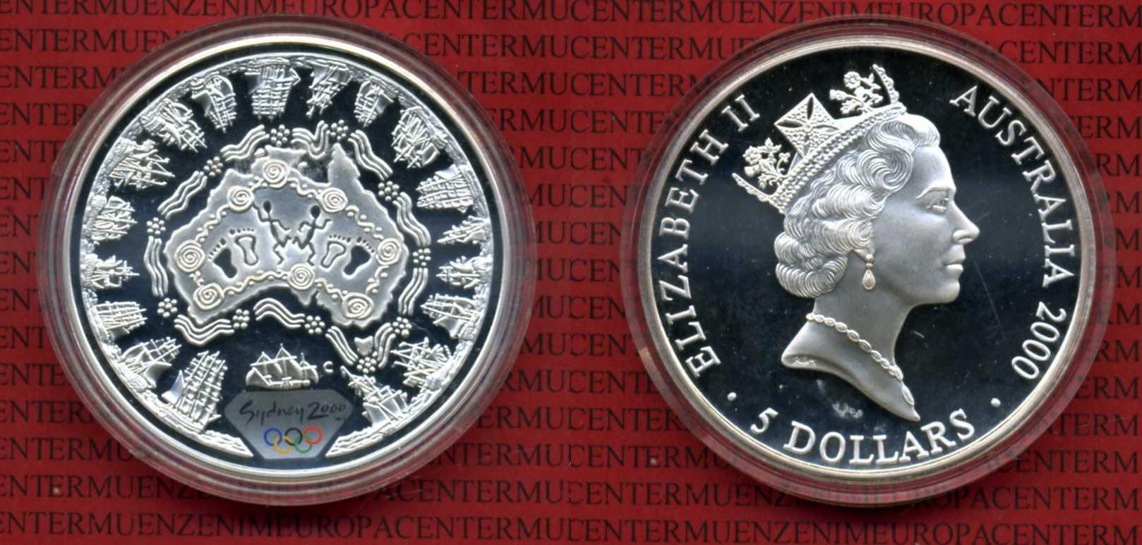 Foto Australien/ Australia 5 Dollars Silber 2000 2000