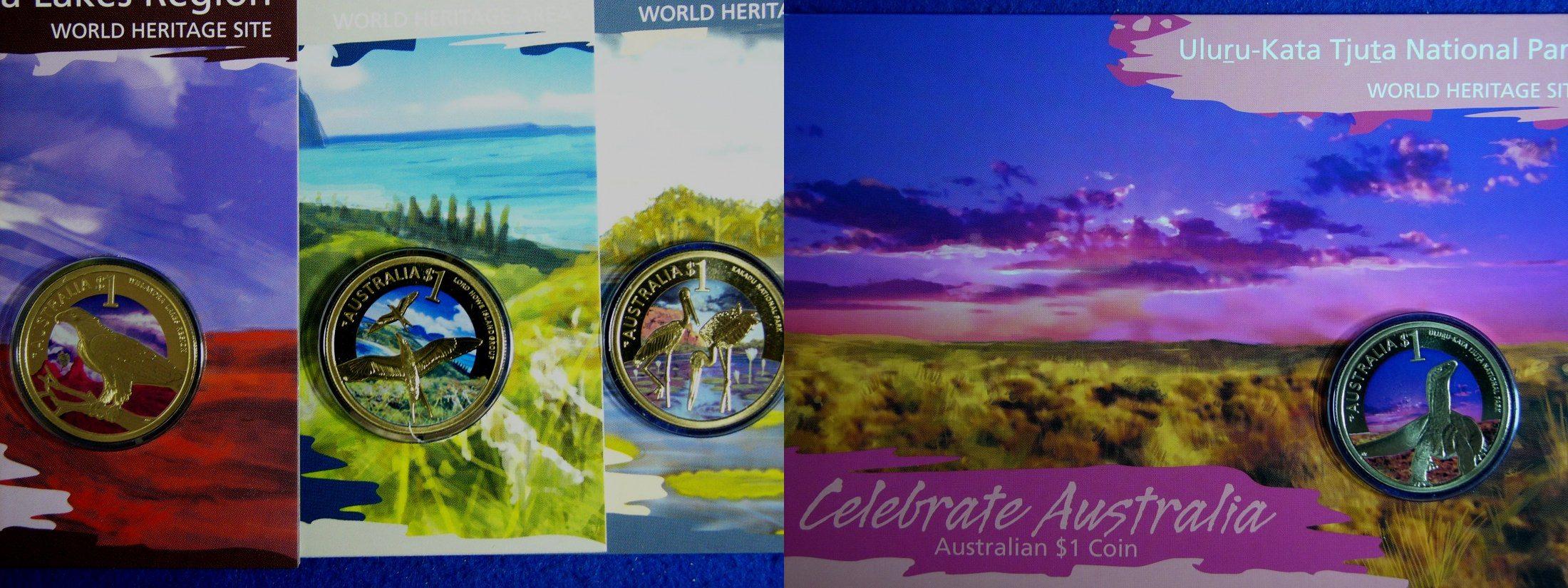 Foto Australien Australia 5 x 1 Dollar 2012