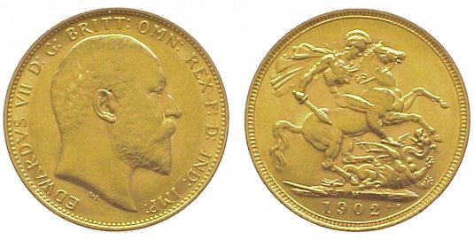 Foto Australien Pound Gold 1902 M