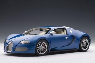 Foto autoart bugatti veyron 16.4 blue centenaire 1/18