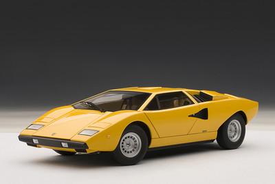 Foto Autoart Lamborghini Countach Lp400 Yellow 1/18