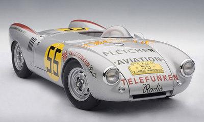 Foto Autoart  Porsche 550 1500 Spyder Panamericana 1954 Hans Herrmann 55 85470 1/18