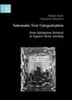 Foto Automatic text categorization: from information retrieval to support vector learning