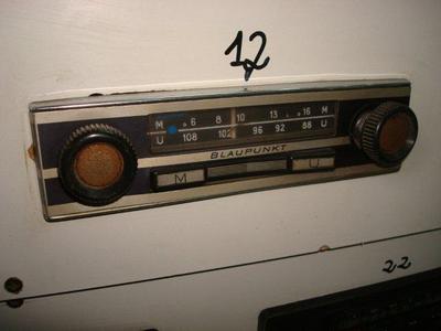 Foto Autorradio Vintage. Old Car Radio Blaupunkt.  Cod$12