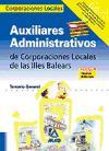Foto Auxiliares Administrativos De Corporaciones Locales. Illes Balears. Te