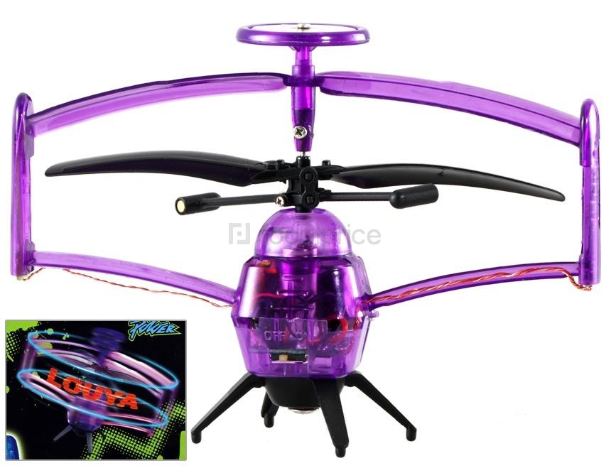 Foto Aviones del juguete 2 canales con LED azul (púrpura)