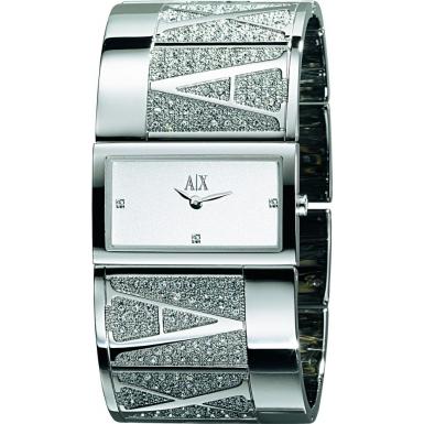 Foto AX4021 Armani Exchange Ladies EVA White Silver Watch