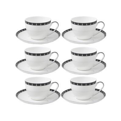 Foto Aynsley China Mozart Set of 6 Teacups and Saucers