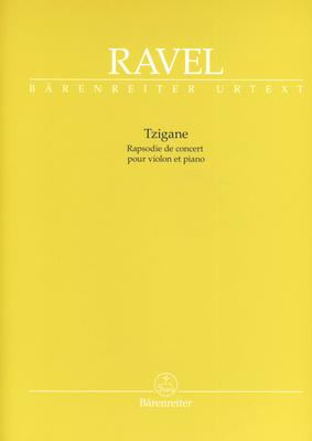 Foto Bärenreiter Ravel Tzigane for Violin/Piano