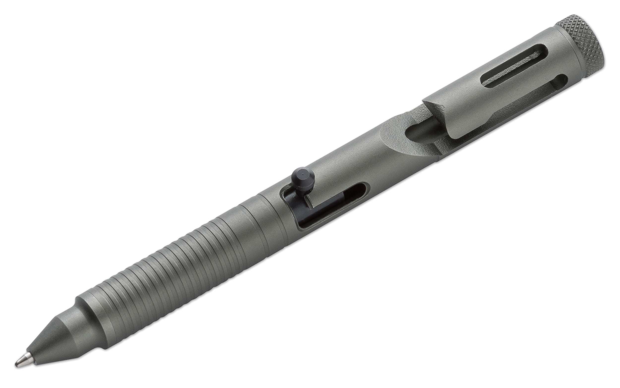 Foto Böker Plus Tactical Pen CID cal .45 New Gen, Aluminum, Titangrau (Modell 2012/13)