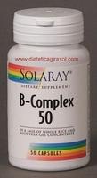 Foto B-complex 50 de solaray. vitaminas