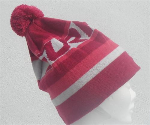 Foto B2m Surfanic Beanie Chica Rosa Y Blanco