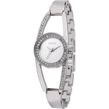 Foto B717 Oasis Ladies Czech Crystals Silver Watch