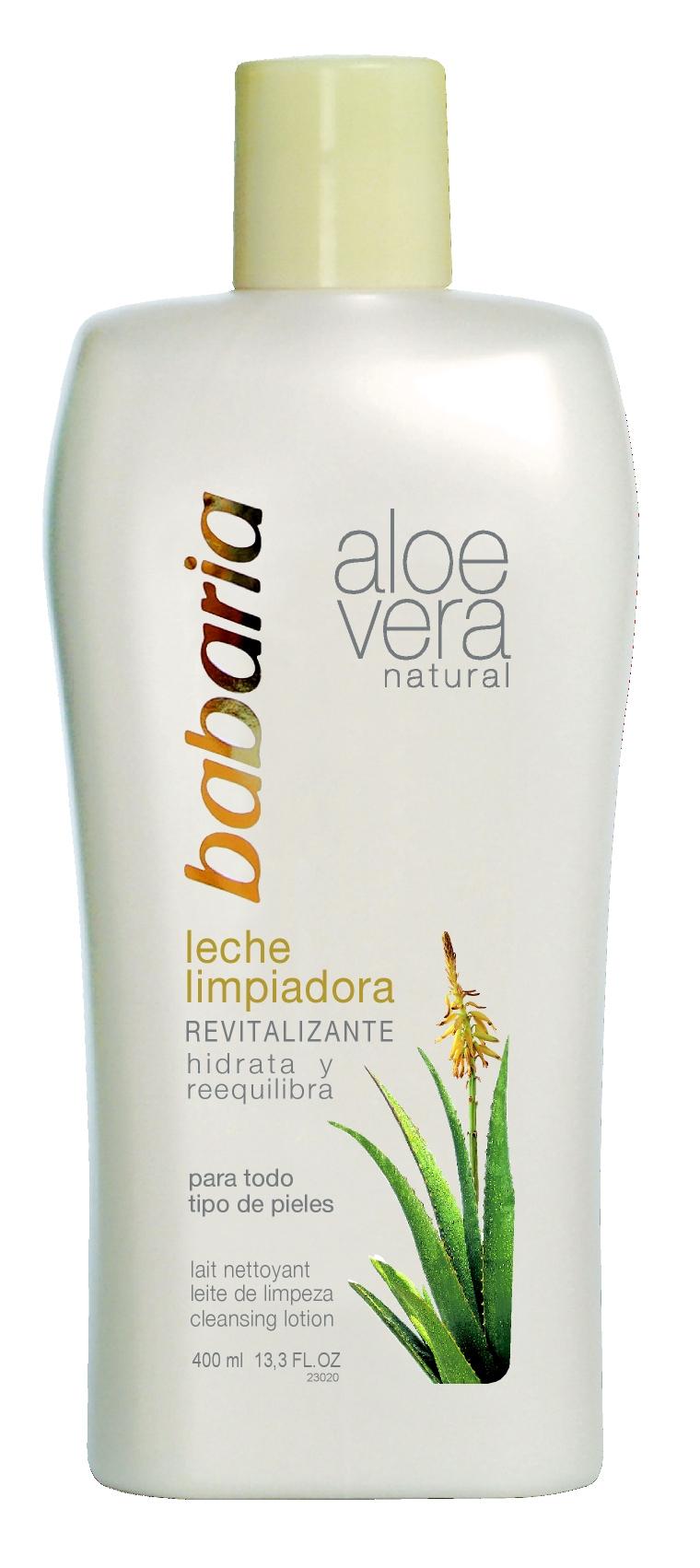 Foto babaria aloe vera leche limpiadora